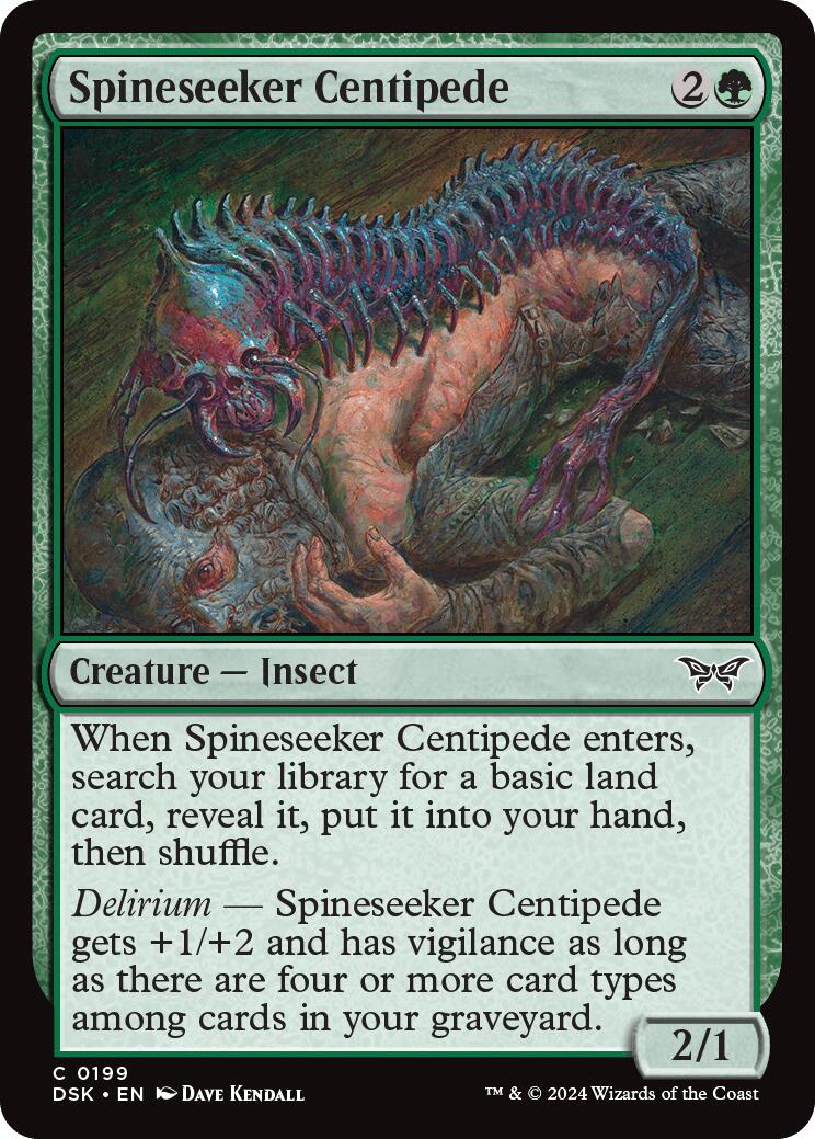 Spineseeker Centipede [Duskmourn: House of Horror] | Eastridge Sports Cards & Games