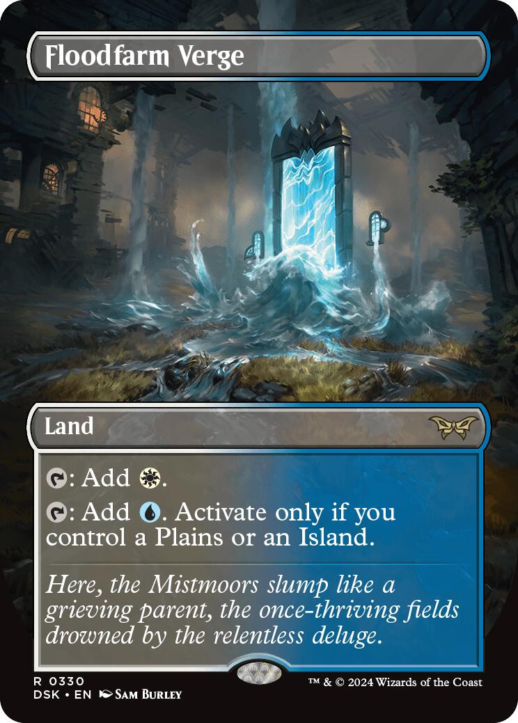 Floodfarm Verge (Borderless) [Duskmourn: House of Horror] | Eastridge Sports Cards & Games