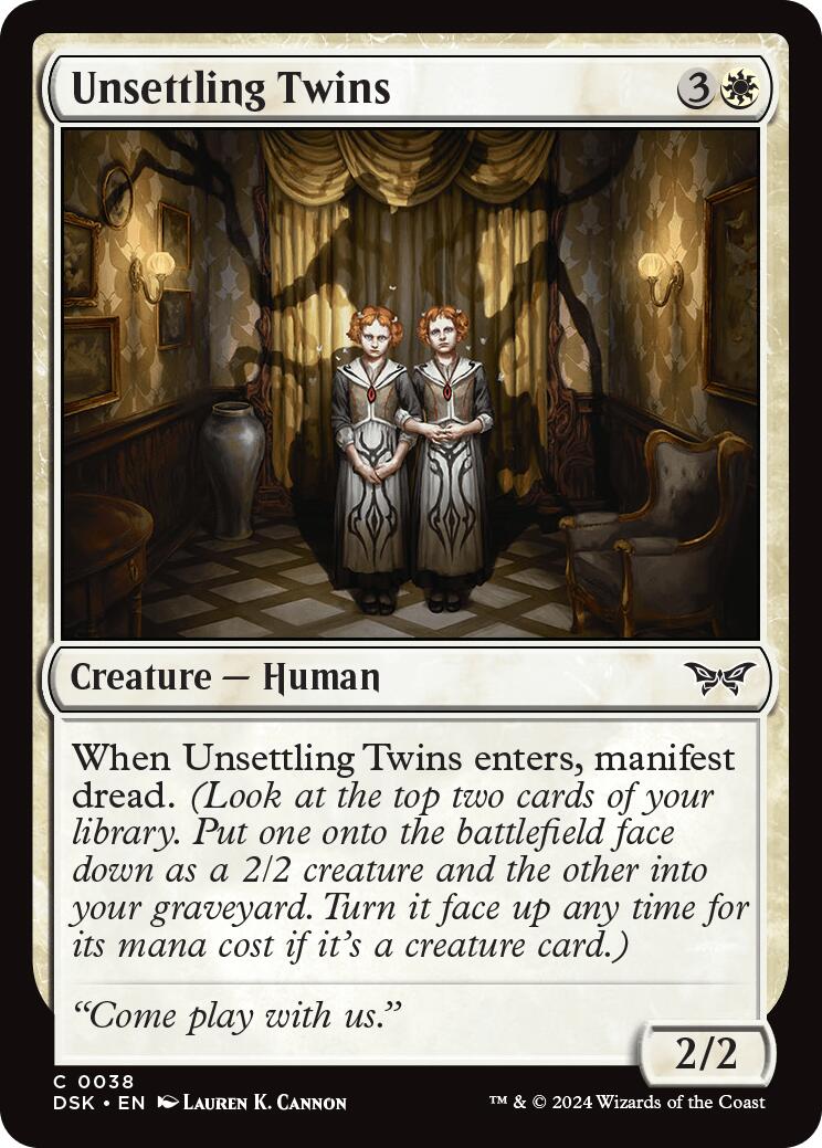 Unsettling Twins [Duskmourn: House of Horror] | Eastridge Sports Cards & Games