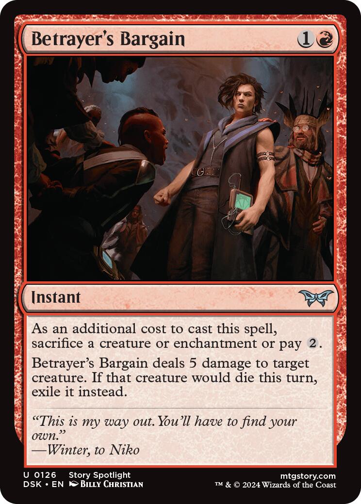 Betrayer's Bargain [Duskmourn: House of Horror] | Eastridge Sports Cards & Games