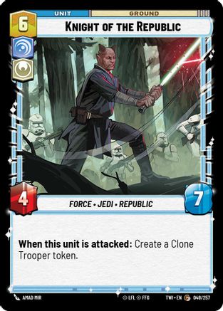 Knight of the Republic (049/257) - Twilight of the Republic
