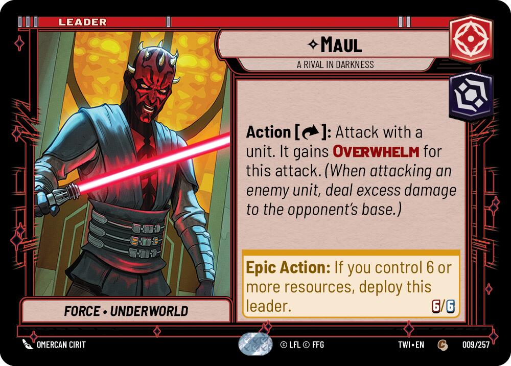 Maul - A Rival in Darkness (009/257) (009/257) [Twilight of the Republic] | Eastridge Sports Cards & Games