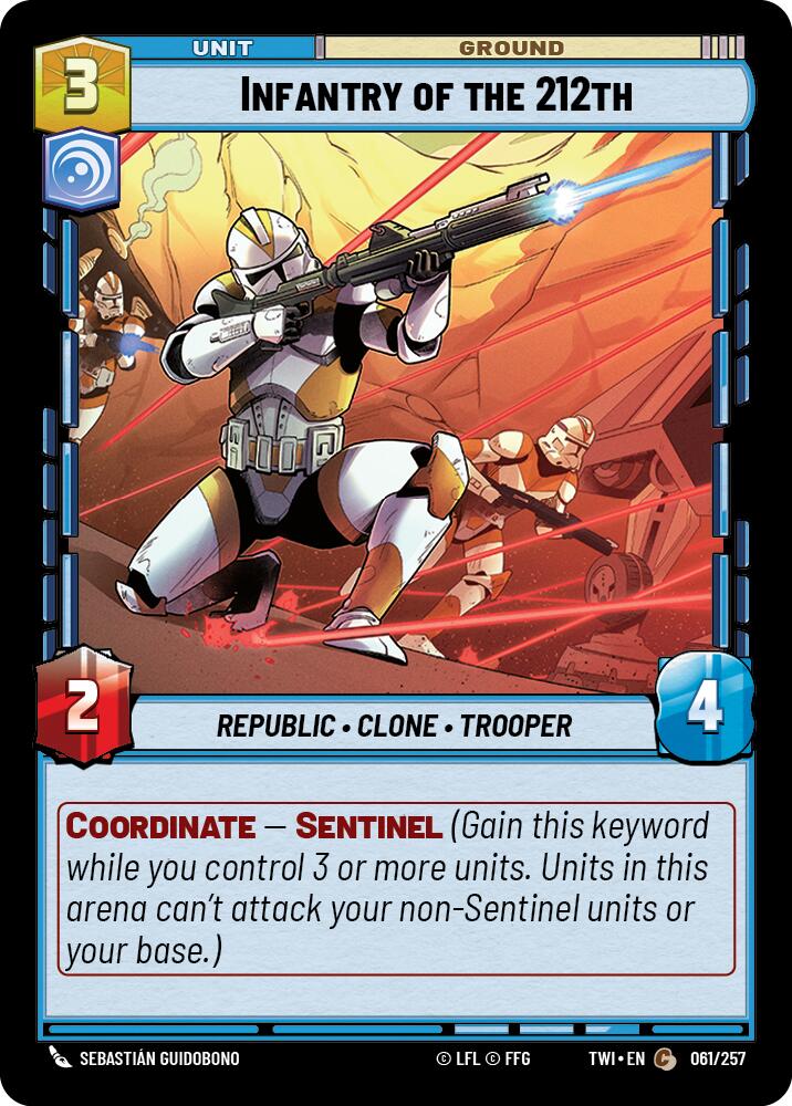 Infantry of the 212th (061/257) (061/257) [Twilight of the Republic] | Eastridge Sports Cards & Games