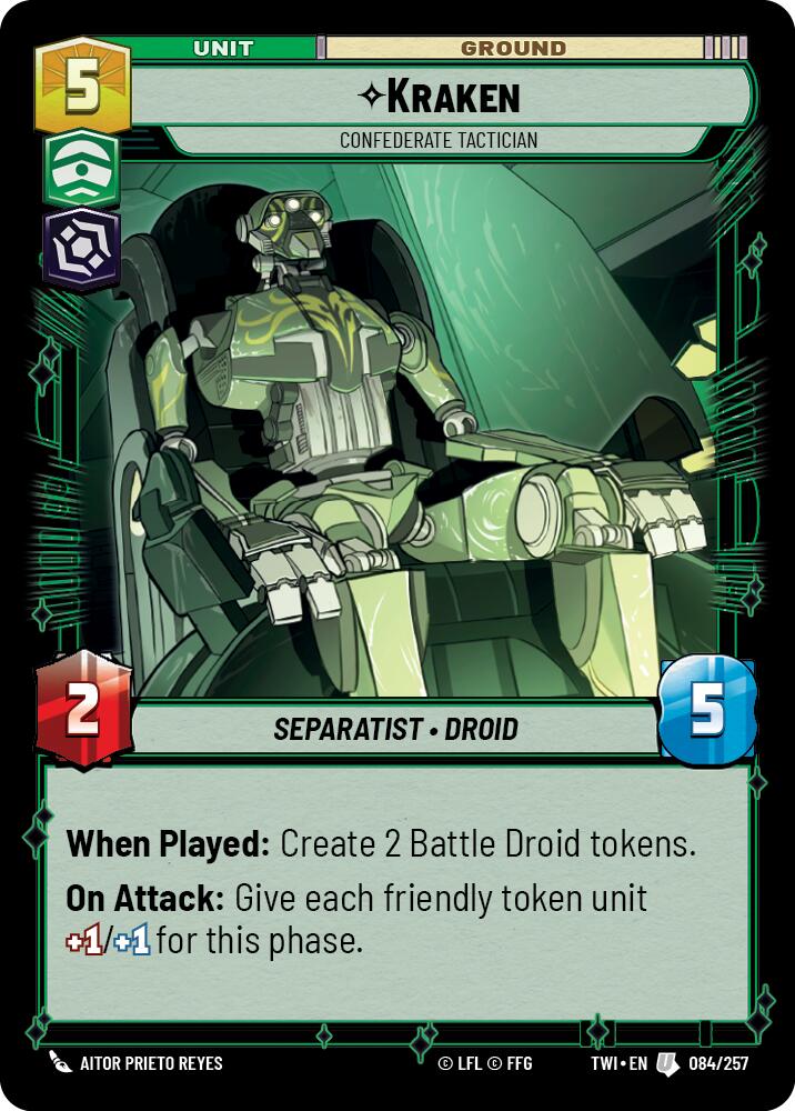 Kraken - Confederate Tactician (084/257) (084/257) [Twilight of the Republic] | Eastridge Sports Cards & Games