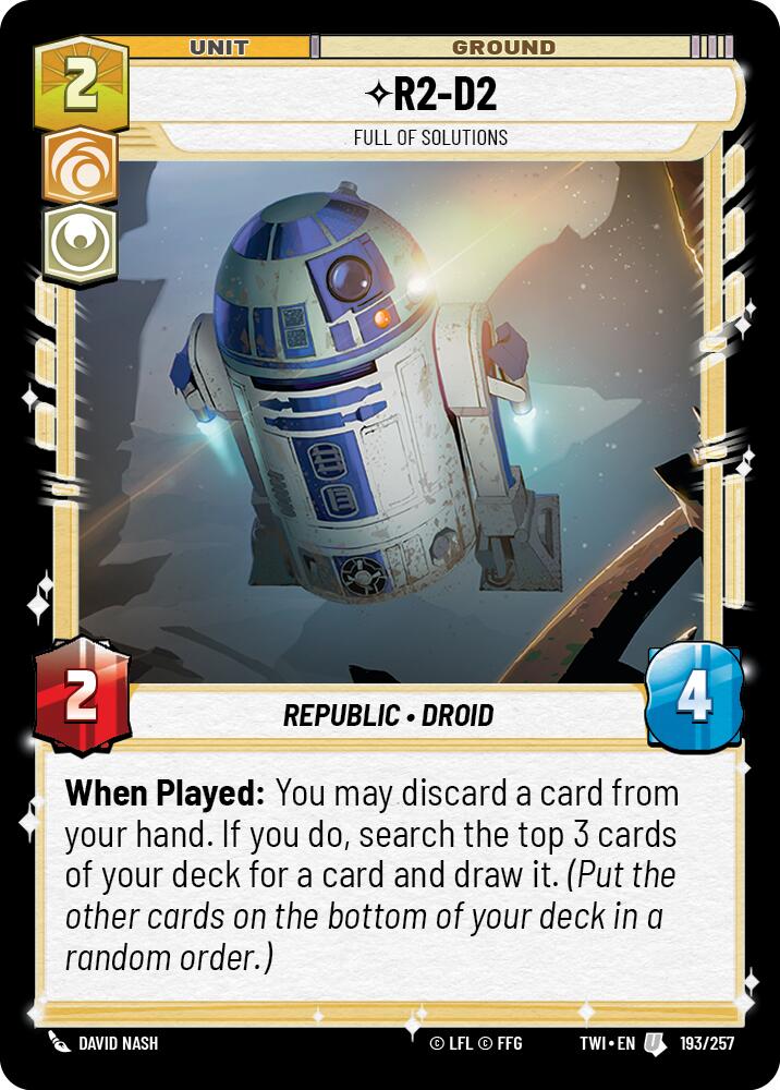 R2-D2 - Full of Solutions (193/257) (193/257) [Twilight of the Republic] | Eastridge Sports Cards & Games