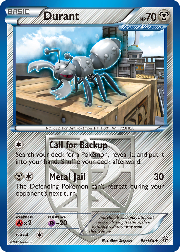 Durant (92/135) [Black & White: Plasma Storm] | Eastridge Sports Cards & Games