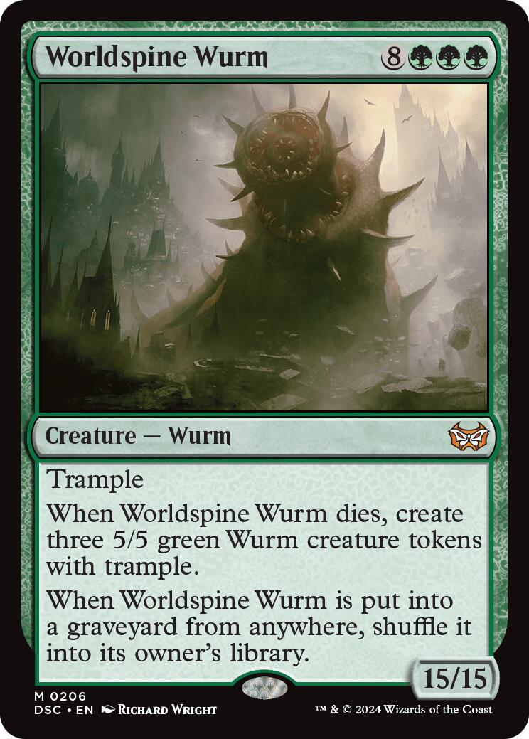 Worldspine Wurm [Duskmourn: House of Horror Commander] | Eastridge Sports Cards & Games