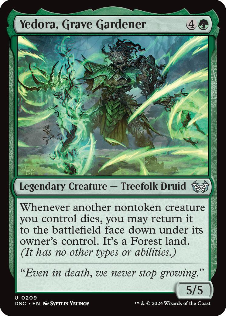 Yedora, Grave Gardener [Duskmourn: House of Horror Commander] | Eastridge Sports Cards & Games