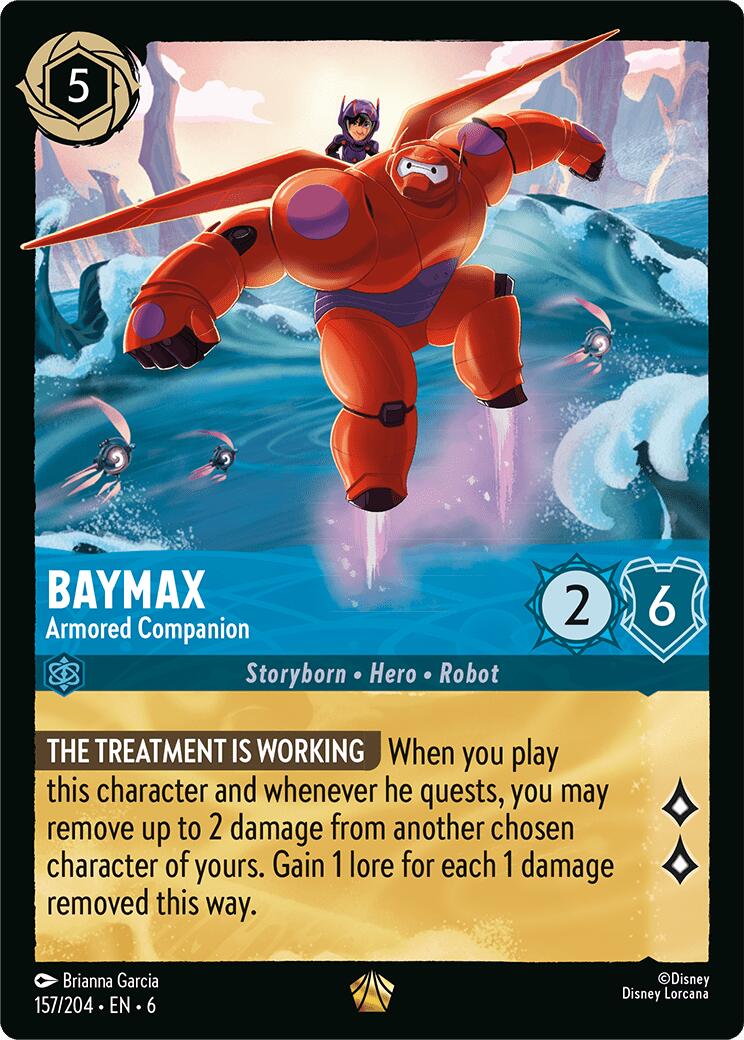 Baymax - Armored Companion (157/204) [Azurite Sea] | Eastridge Sports Cards & Games