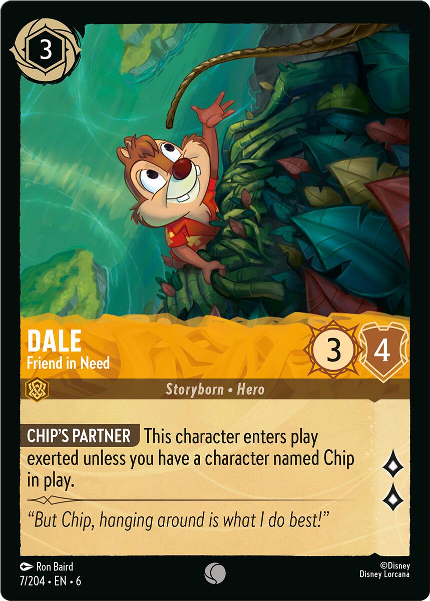 Dale - Friend in Need (7/204) [Azurite Sea] | Eastridge Sports Cards & Games