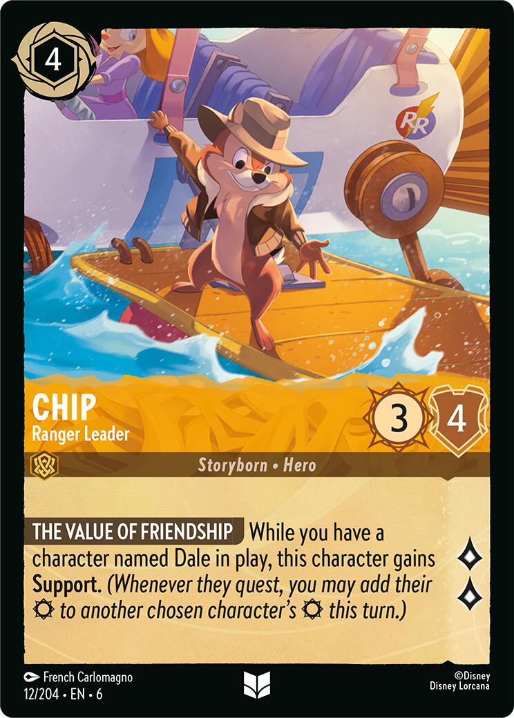 Chip - Ranger Leader (12/204) [Azurite Sea] | Eastridge Sports Cards & Games