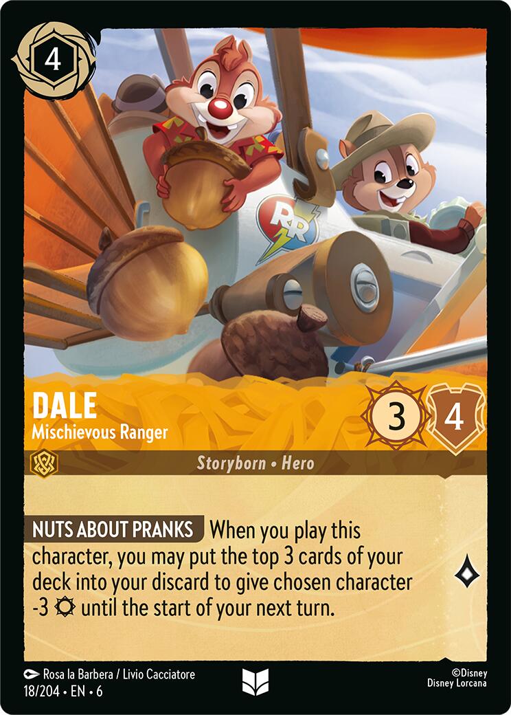 Dale - Mischievous Ranger (18/204) [Azurite Sea] | Eastridge Sports Cards & Games