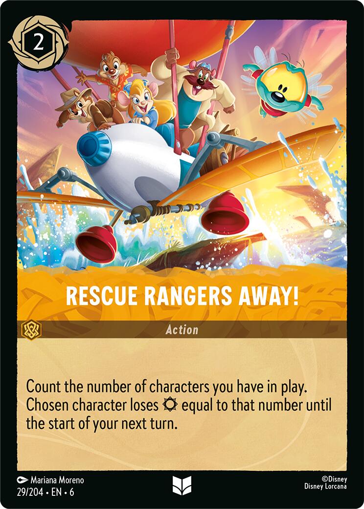 Rescue Rangers Away! (29/204) [Azurite Sea] | Eastridge Sports Cards & Games