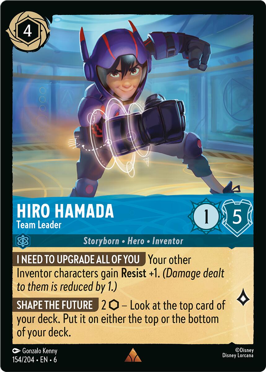 Hiro Hamada - Team Leader (154/204) [Azurite Sea] | Eastridge Sports Cards & Games
