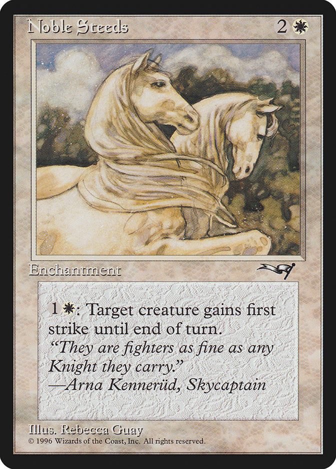 Noble Steeds (Leg Raised) [Alliances] | Eastridge Sports Cards & Games