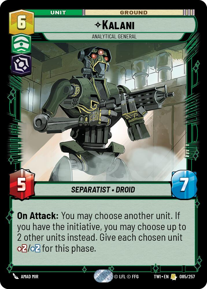 Kalani - Analytical General (085/257) (085/257) [Twilight of the Republic] | Eastridge Sports Cards & Games