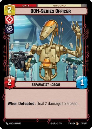 OOM-Series Officer (131/257) - Twilight of the Republic