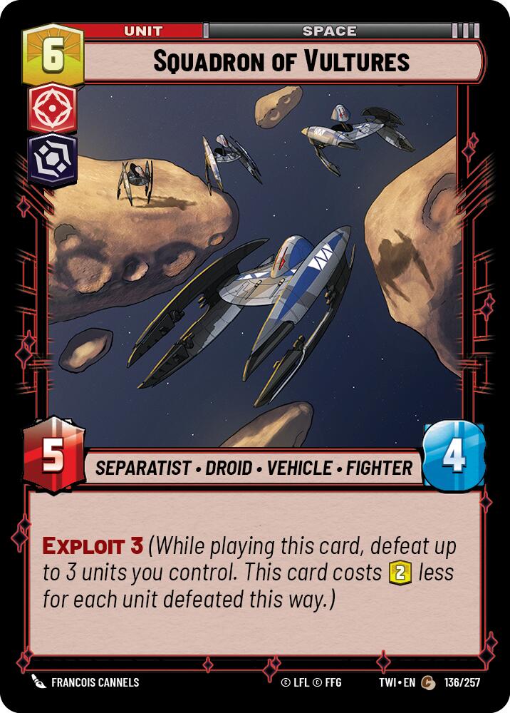 Squadron of Vultures (136/257) (136/257) [Twilight of the Republic] | Eastridge Sports Cards & Games