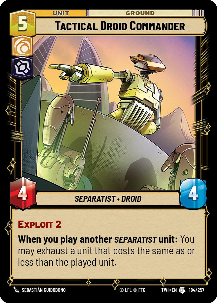 Tactical Droid Commander (184/257) (184/257) [Twilight of the Republic] | Eastridge Sports Cards & Games