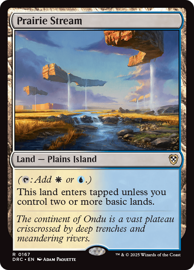 Prairie Stream [Aetherdrift Commander] | Eastridge Sports Cards & Games