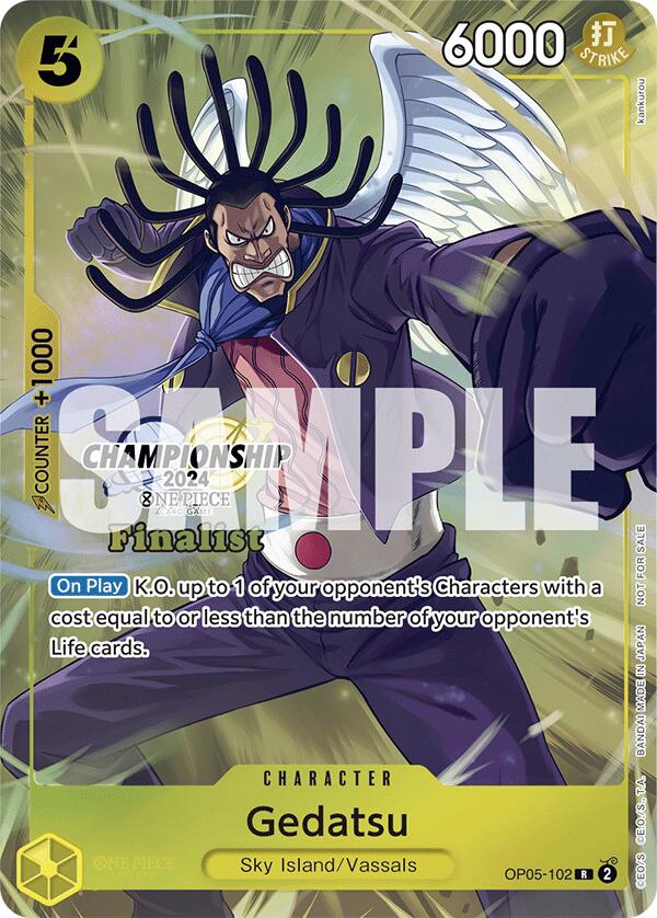 Gedatsu (Championship 2024 Finalist Card Set) [One Piece Promotion Cards] | Eastridge Sports Cards & Games
