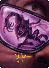 Doomsday Excruciator Art Card (Gold-Stamped Signature) [Duskmourn: House of Horror Art Series] | Eastridge Sports Cards & Games