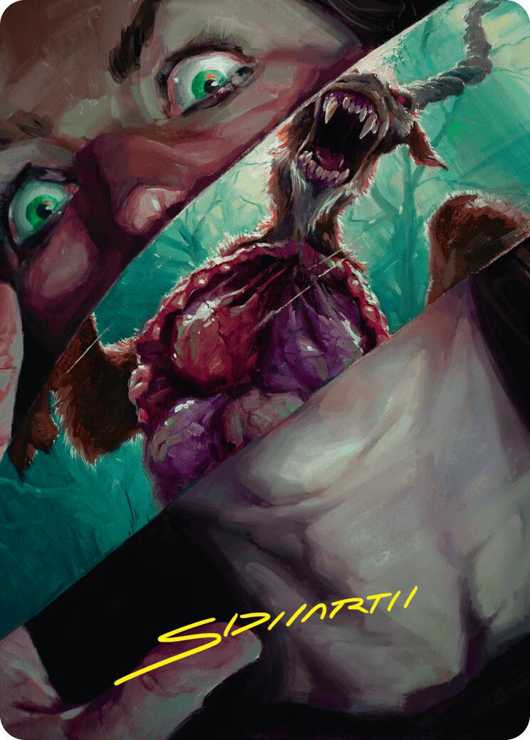 Hauntwoods Shrieker Art Card (Gold-Stamped Signature) [Duskmourn: House of Horror Art Series] | Eastridge Sports Cards & Games