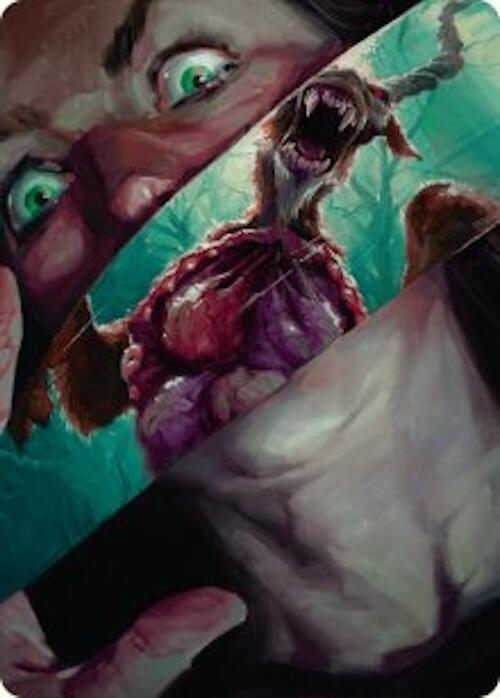 Hauntwoods Shrieker Art Card [Duskmourn: House of Horror Art Series] | Eastridge Sports Cards & Games