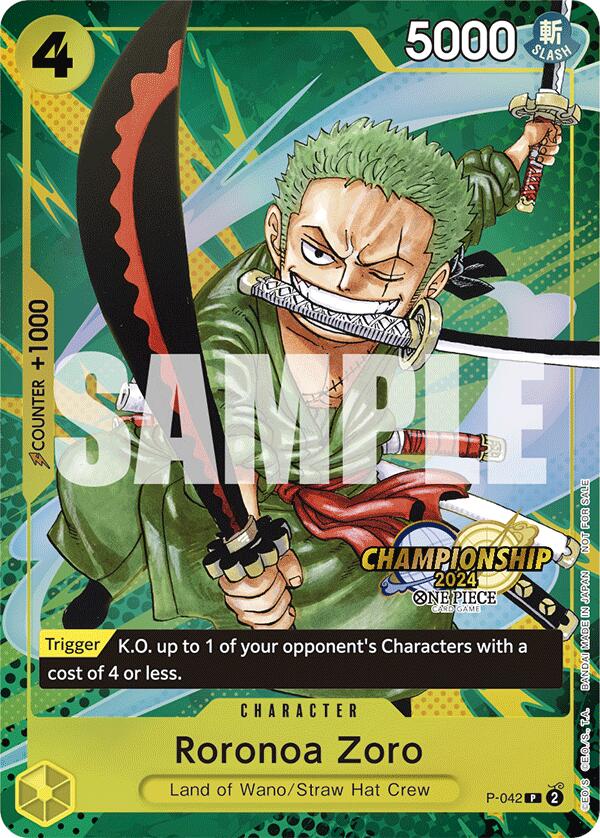 Roronoa Zoro (CS 2024 Event Pack) [One Piece Promotion Cards] | Eastridge Sports Cards & Games