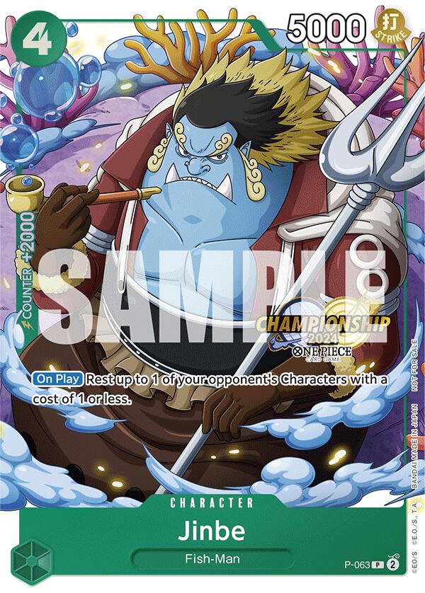 Jinbe (CS 2024 Event Pack) [One Piece Promotion Cards] | Eastridge Sports Cards & Games