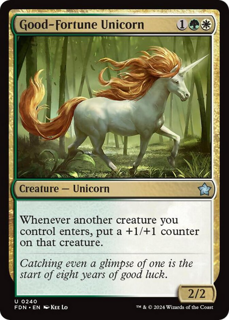 Good-Fortune Unicorn [Foundations] | Eastridge Sports Cards & Games