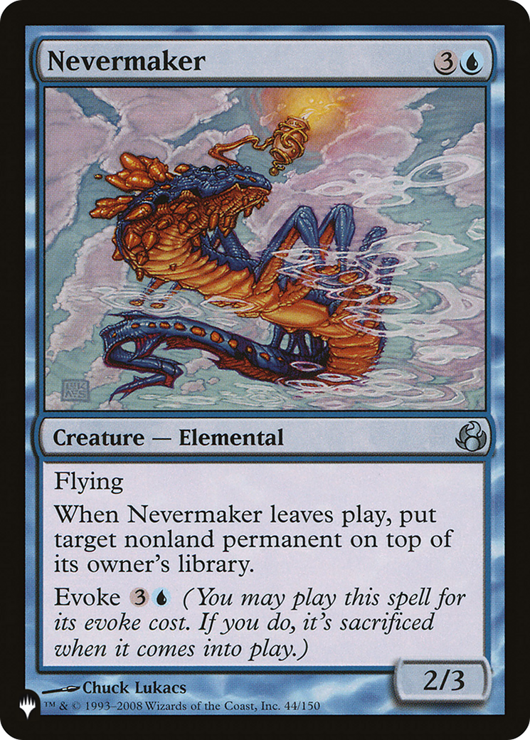 Nevermaker [The List] | Eastridge Sports Cards & Games