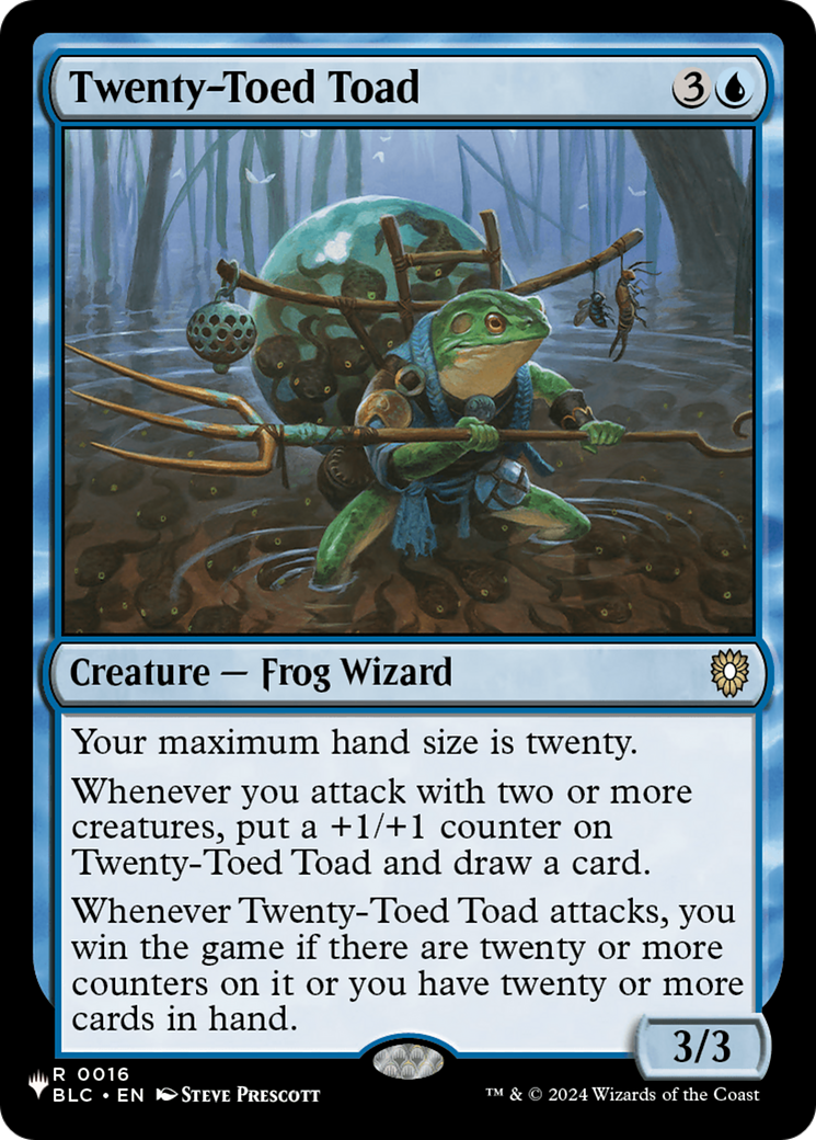 Twenty-Toed Toad [The List] | Eastridge Sports Cards & Games