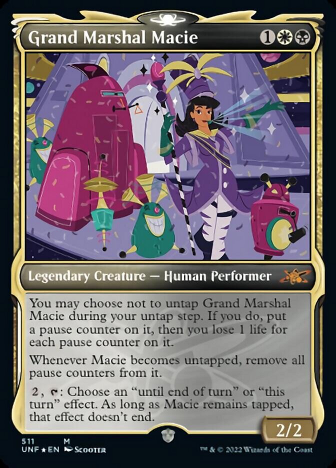 Grand Marshal Macie (Showcase) (Galaxy Foil) [Unfinity] | Eastridge Sports Cards & Games
