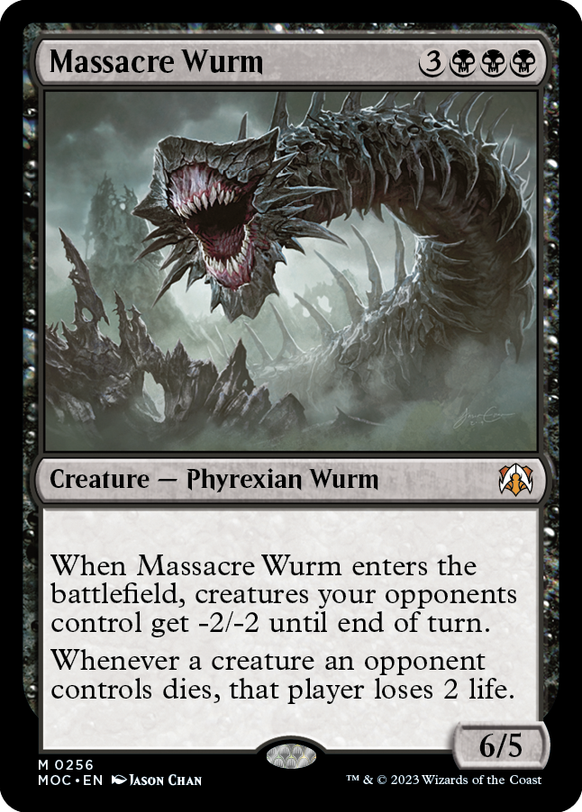 Massacre Wurm [March of the Machine Commander] | Eastridge Sports Cards & Games