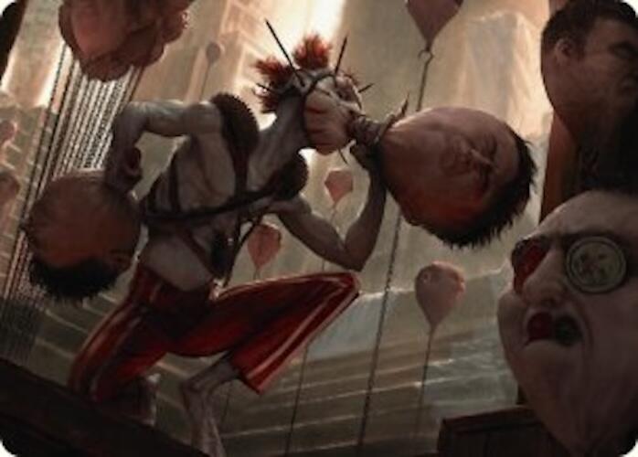 The Jolly Balloon Man Art Card [Duskmourn: House of Horror Art Series] | Eastridge Sports Cards & Games