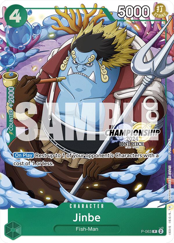 Jinbe (CS 2024 Event Pack Finalist) [One Piece Promotion Cards] | Eastridge Sports Cards & Games