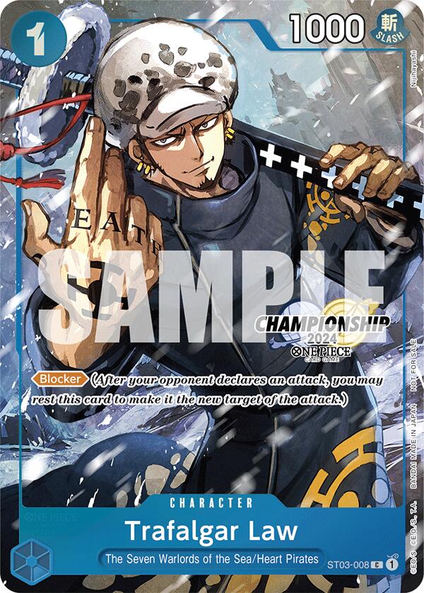 Trafalgar Law (ST03-008) (CS 2024 Event Pack Finalist) [One Piece Promotion Cards] | Eastridge Sports Cards & Games