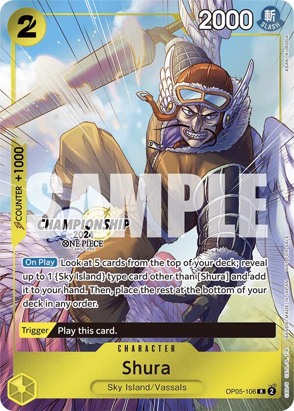 Shura (CS 2024 Celebration Pack) [One Piece Promotion Cards] | Eastridge Sports Cards & Games
