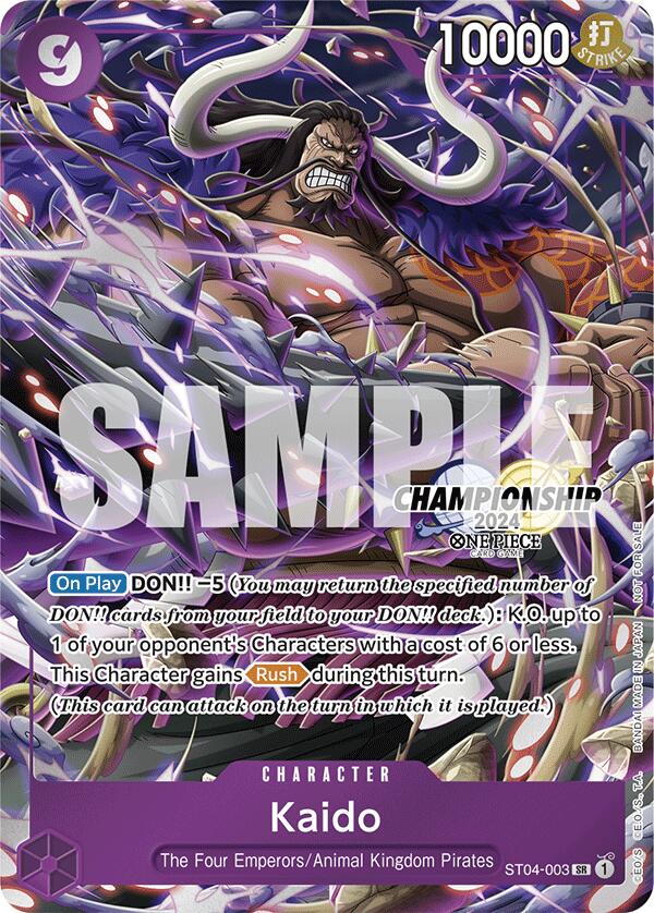 Kaido (CS 2024 Celebration Pack) [One Piece Promotion Cards] | Eastridge Sports Cards & Games