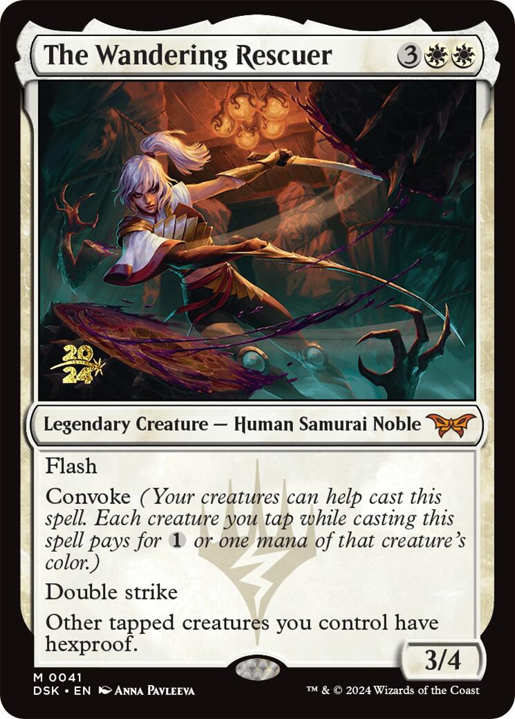 The Wandering Rescuer [Duskmourn: House of Horror Prerelease Promos] | Eastridge Sports Cards & Games