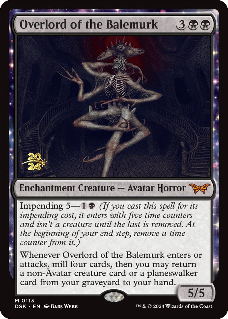 Overlord of the Balemurk [Duskmourn: House of Horror Prerelease Promos] | Eastridge Sports Cards & Games