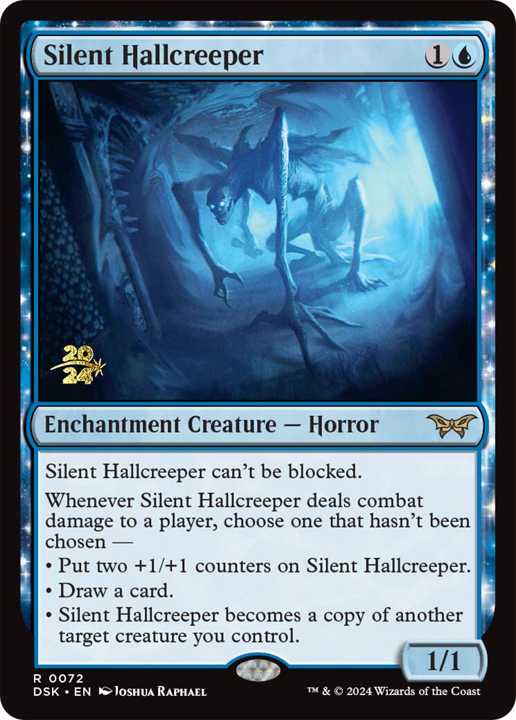 Silent Hallcreeper [Duskmourn: House of Horror Prerelease Promos] | Eastridge Sports Cards & Games