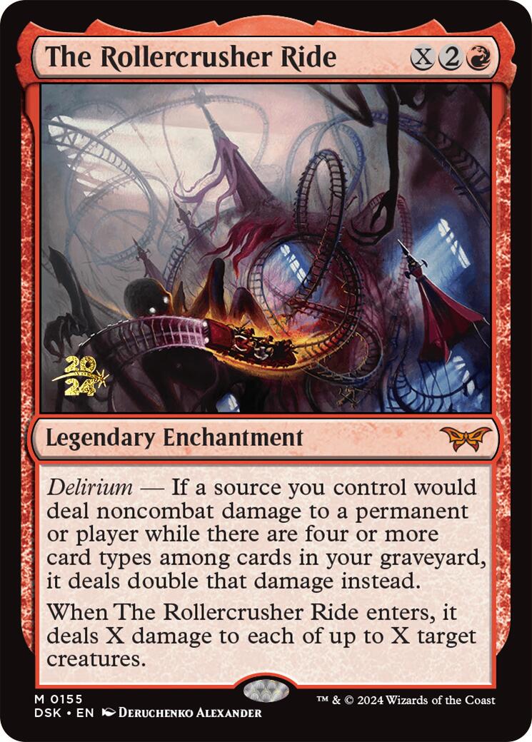 The Rollercrusher Ride (0155) [Duskmourn: House of Horror Prerelease Promos] | Eastridge Sports Cards & Games