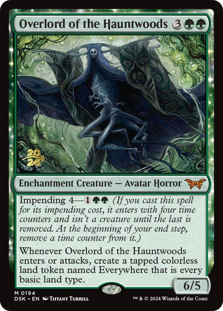 Overlord of the Hauntwoods [Duskmourn: House of Horror Prerelease Promos] | Eastridge Sports Cards & Games