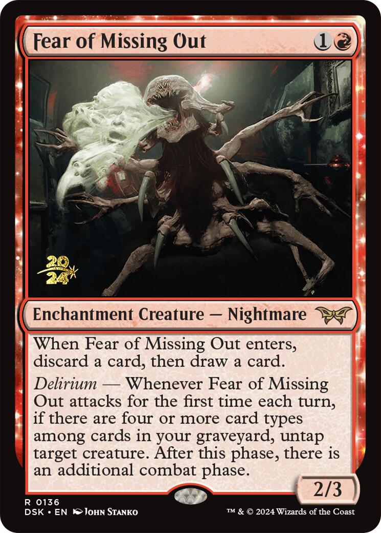 Fear of Missing Out [Duskmourn: House of Horror Prerelease Promos] | Eastridge Sports Cards & Games