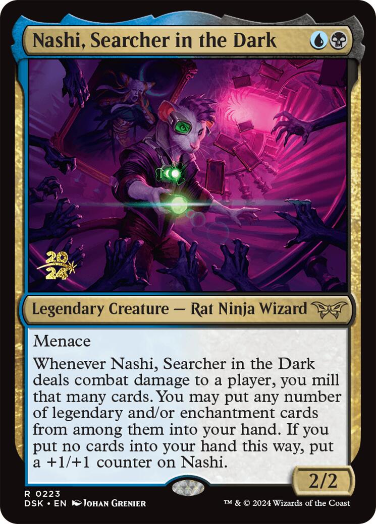 Nashi, Searcher in the Dark [Duskmourn: House of Horror Prerelease Promos] | Eastridge Sports Cards & Games