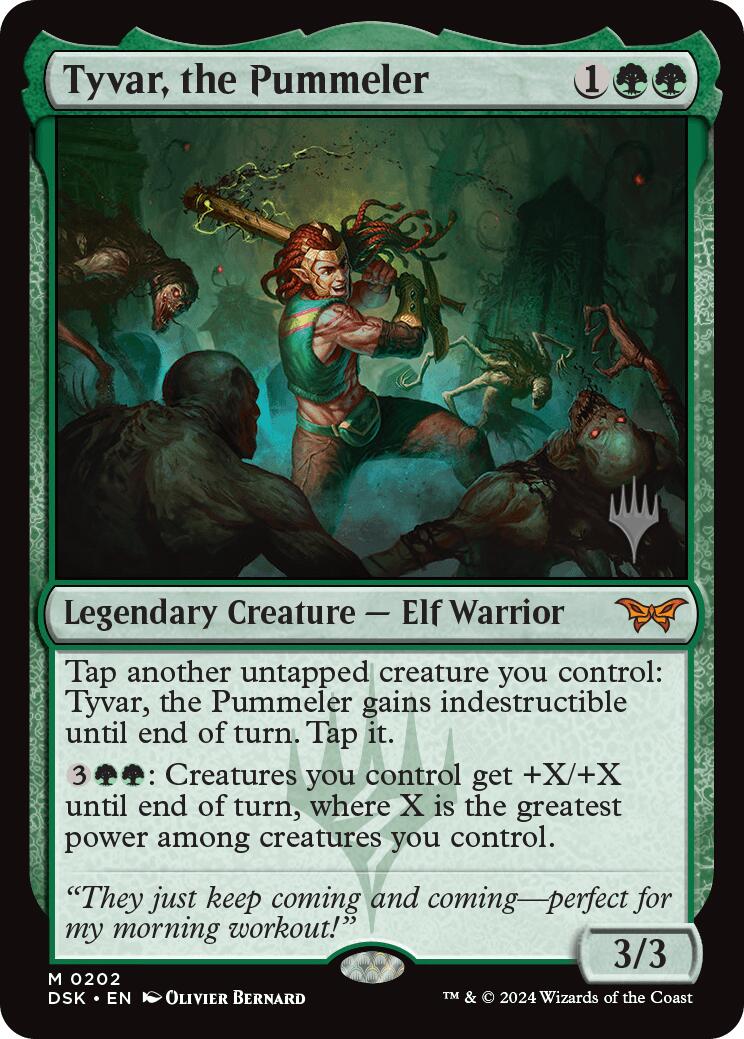 Tyvar, the Pummeler (Promo Pack) [Duskmourn: House of Horror Promos] | Eastridge Sports Cards & Games