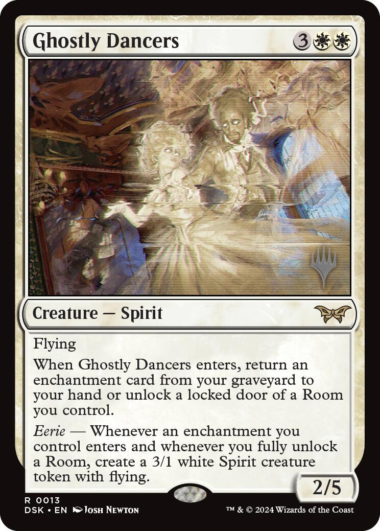 Ghostly Dancers (Promo Pack) [Duskmourn: House of Horror Promos] | Eastridge Sports Cards & Games