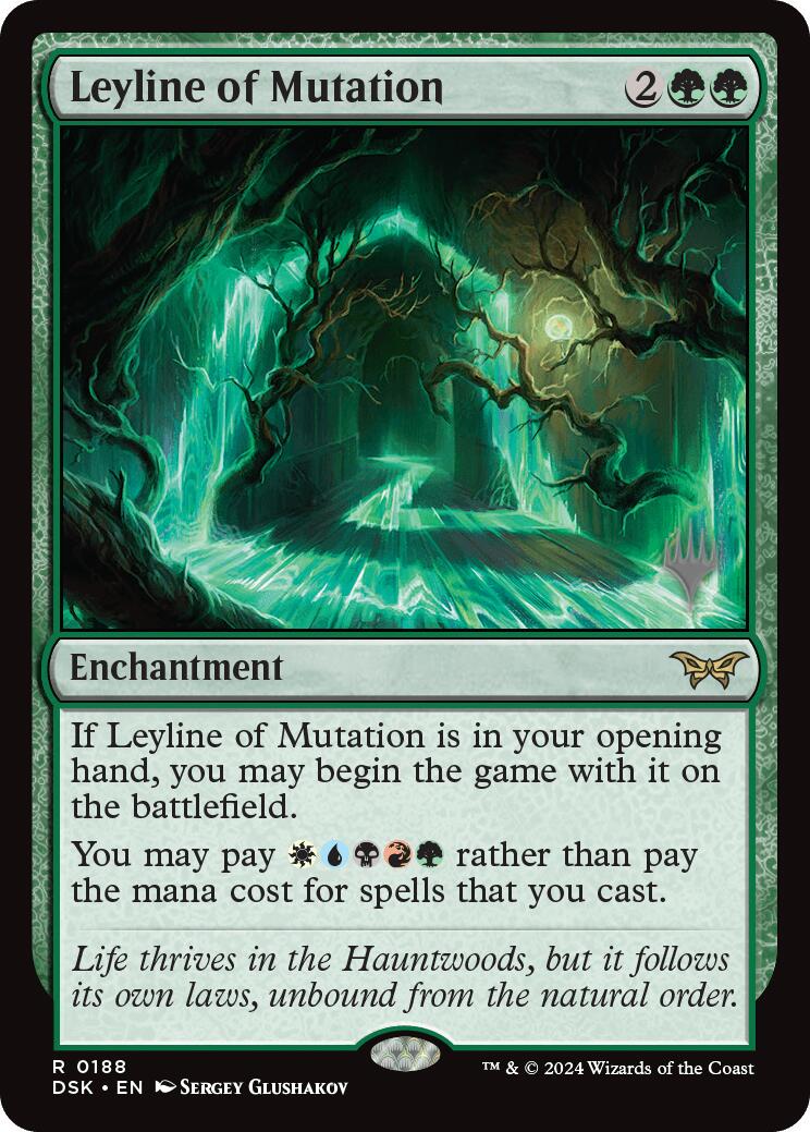 Leyline of Mutation (Promo Pack) [Duskmourn: House of Horror Promos] | Eastridge Sports Cards & Games